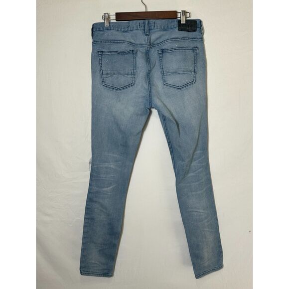 PacSun Men's Comfort Stretch Stacked Skinny Destroyed Jeans Size 32x30 - Picture 3 of 3